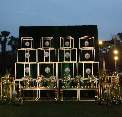 Backdrop and Photo-op — Sangeet decor — Zuri